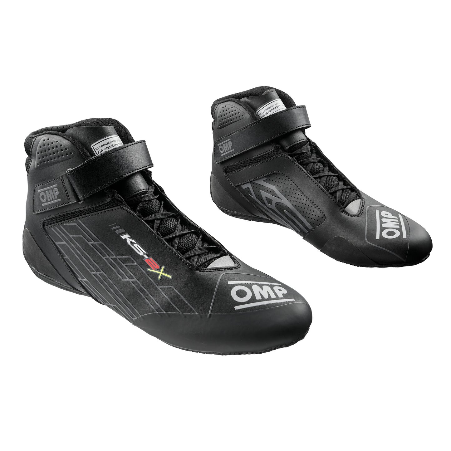 KC0-0839 2026 OMP KS-2X Kids Karting Boots Boys Kart Shoes Child Youth FIA 8877