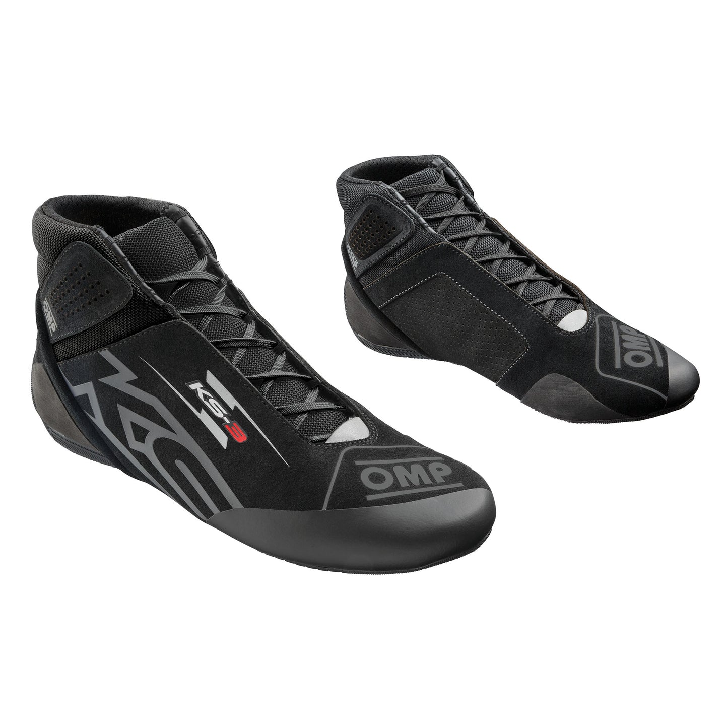 KC0-0840 2026 OMP KS-3 KS3 Karting Boots Kart Shoes Soft Suede Entry Level Model