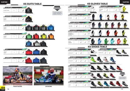 Nouveau! Gants de Karting OMP KS4 KS-4 2023 - Dernier Design en 6 Nouvelles Couleurs !