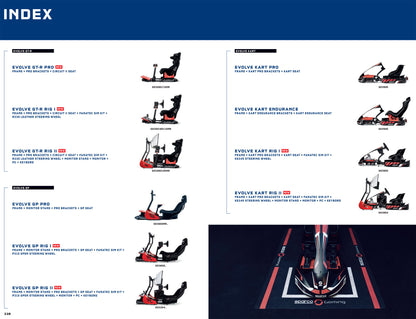 Sparco Gaming EVOLVE GT-R PRO Racing Sim Chassis Frame & Circuit Seat E-Sports