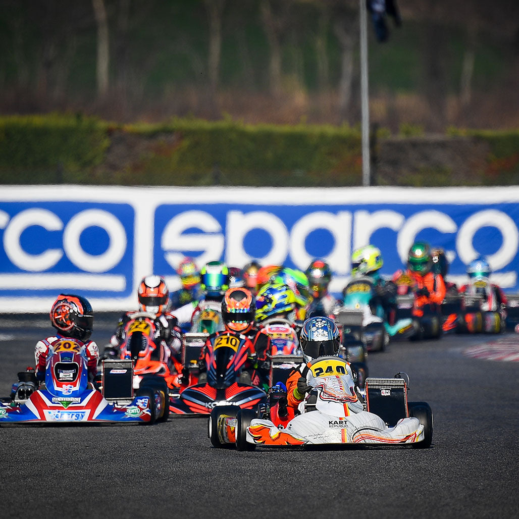 002342 Sparco Thunder Karting Rennanzug-Kart (CIK-FIA Level 2), Größe für Erwachsene und Kinder