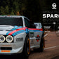 Sparco Martini Racing Umbrella Replica 80's Lancia World Rally Team Retro Style