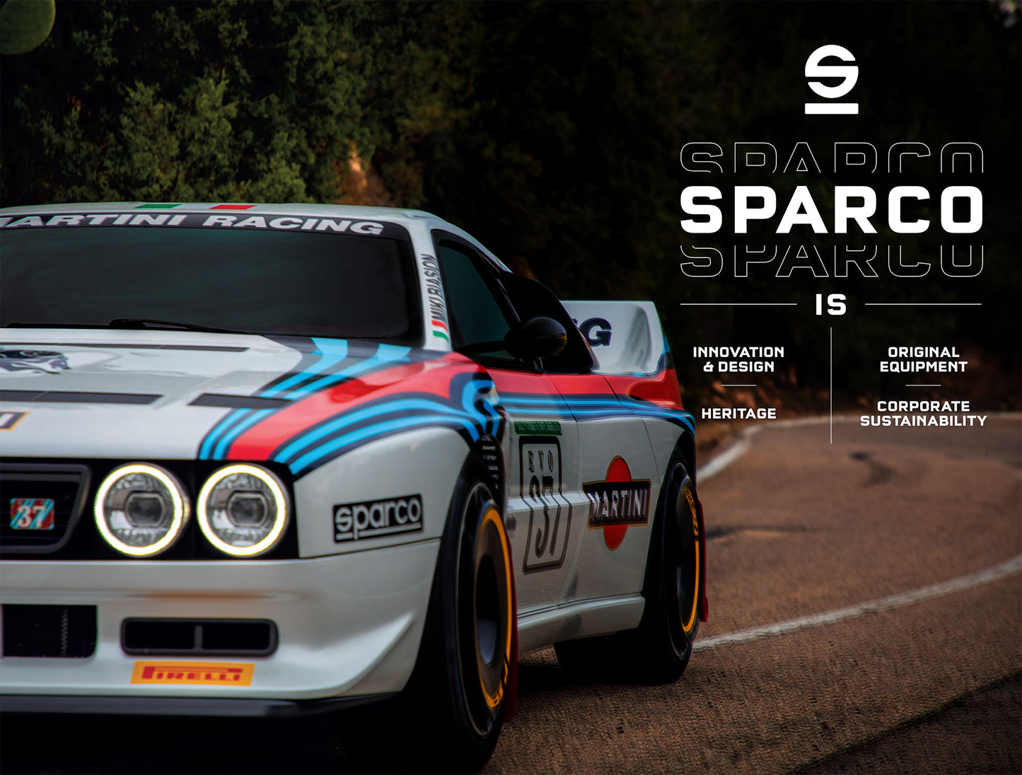 01395MR Neue 2023 Sparco Martini Racing Shorts Smartes, klassisches Design aus Baumwolltwill