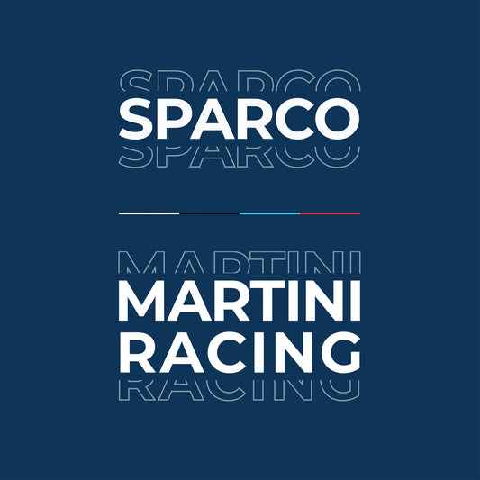 01398MR Nouveau 2023 Sparco Martini Racing T-shirt pour femme en tailles femmes et filles