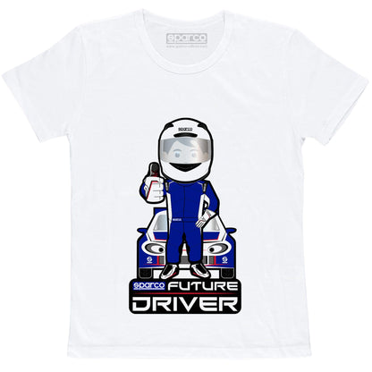 Sparco Kids T-Shirt Future Racing Driver Childrens Cotton Tee Ages 3-11 Years