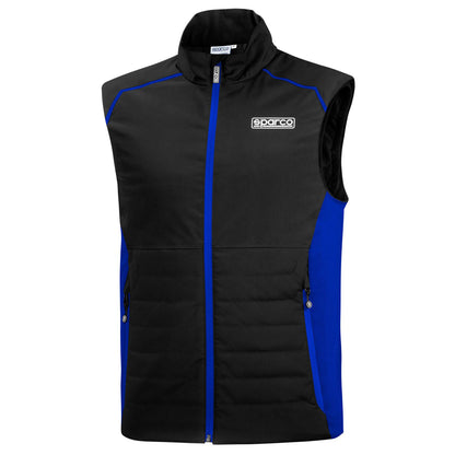 Sparco Racing Gilet Padded Vest Bodywarmer Windproof & Internal Lined Fabric