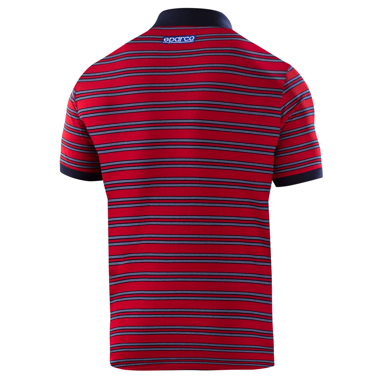 Sparco Martini Racing Polo Shirt Striped Design 100% Cotton Mens Sizes S-XXL