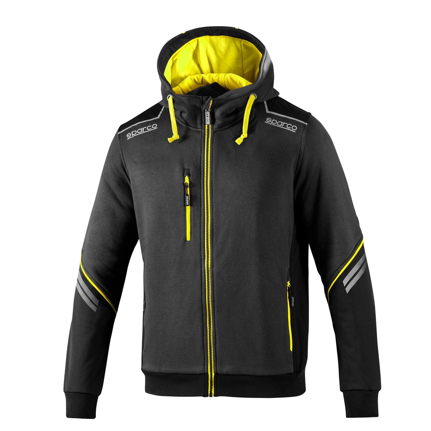 02414 Nouveau 2023 Sparco Technical Full Zip Hoodie Sweat à capuche Mechanic Workwear Pitcrew