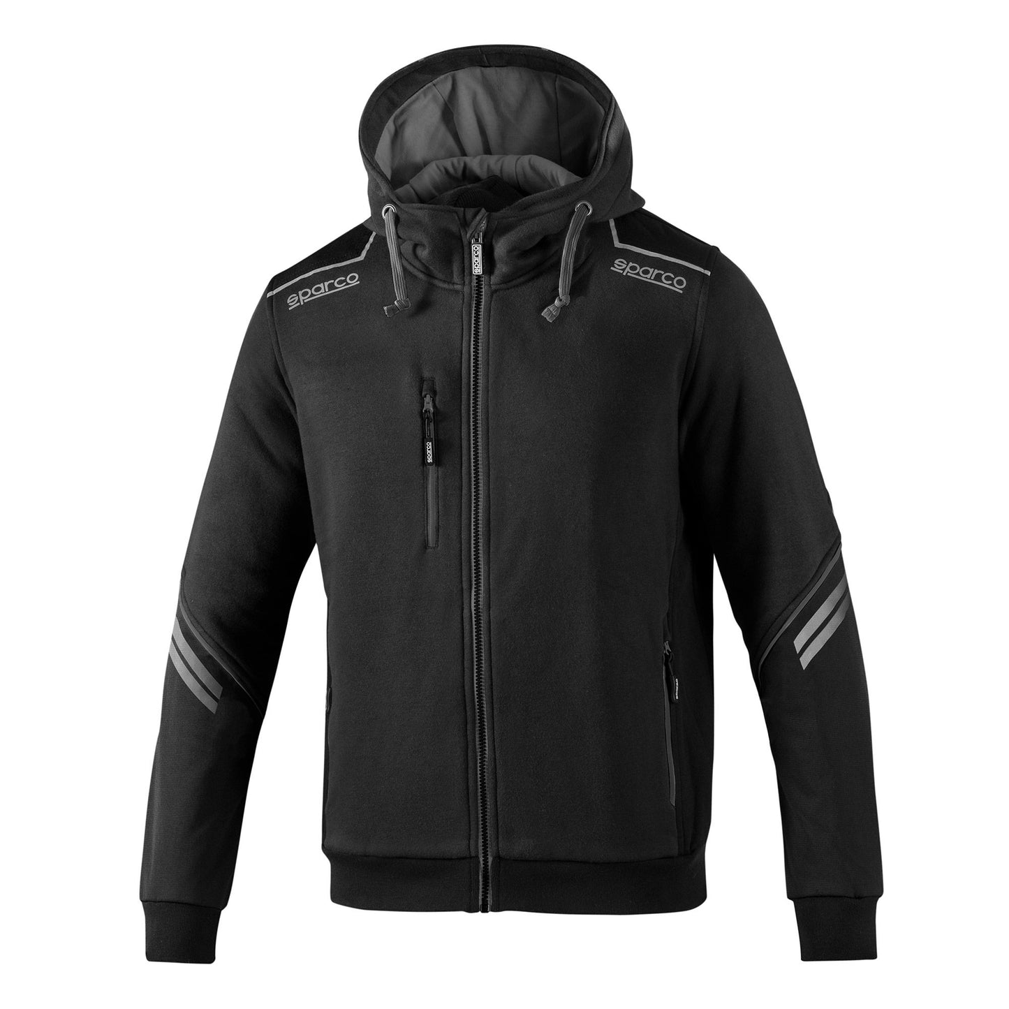 02414 Nouveau 2023 Sparco Technical Full Zip Hoodie Sweat à capuche Mechanic Workwear Pitcrew