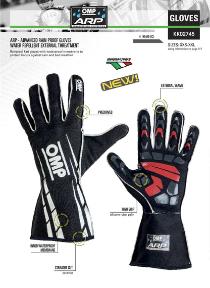 KK02745 OMP ARP Kart Gloves