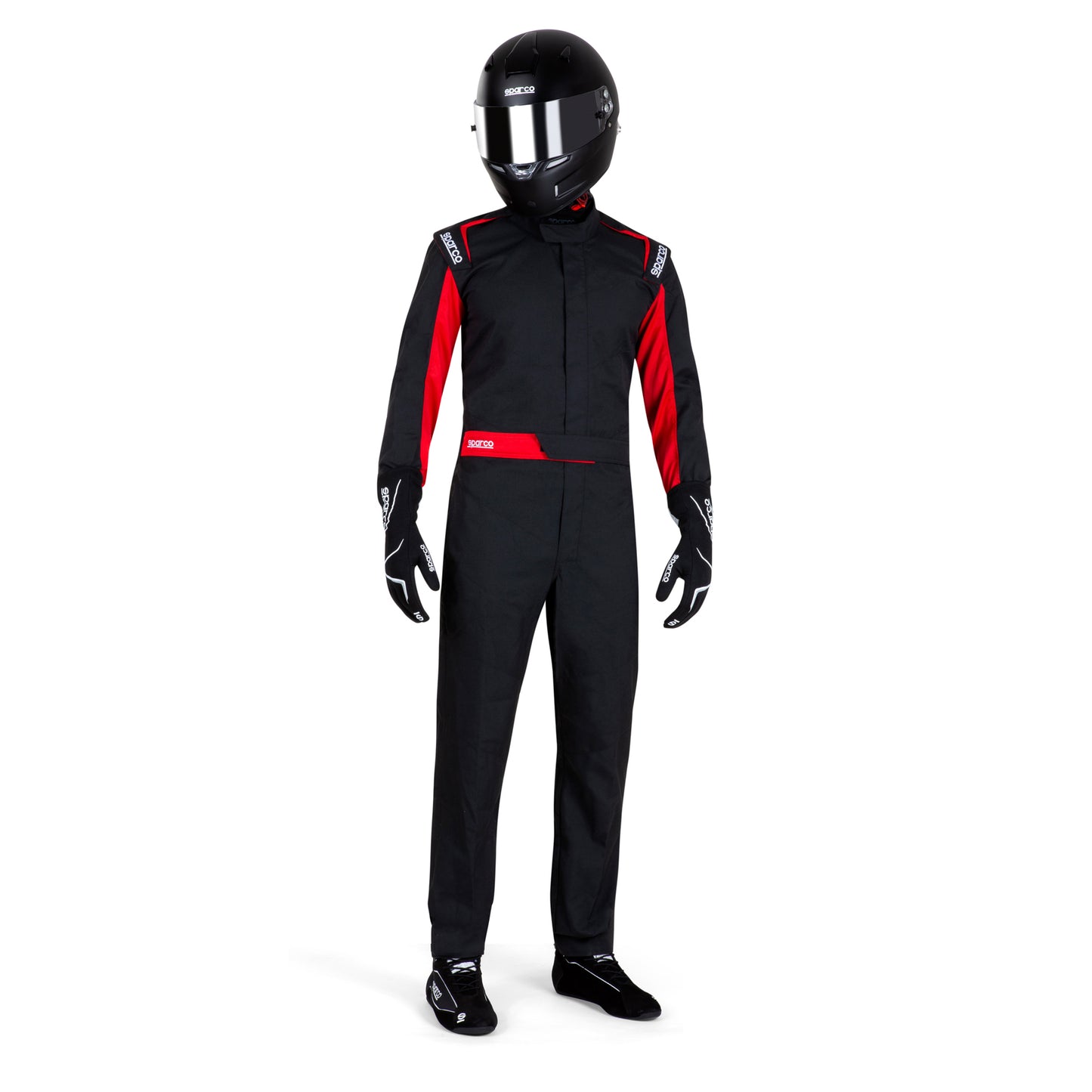 001059 Sparco One Race Suit Basic Overalls Karting Mechanic Pitcrew Sizes S-XXL